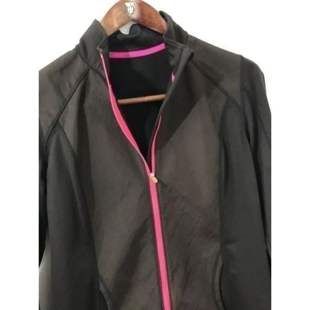 Avia full zipper brown jacket size S 0611